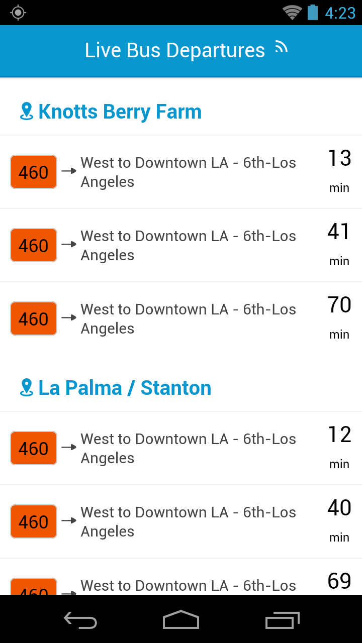 Los Angeles Live Bus+ Screen 2