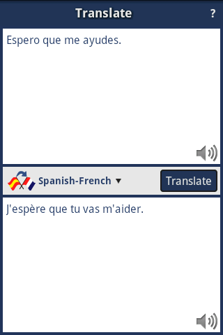 Spanish-French Translator