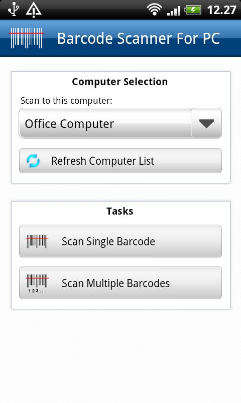 WiFi Barcode Scanner Pro Screen 1