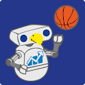 American University Basketball logo