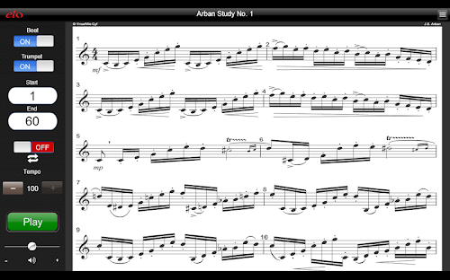 Android application Arban Study No.1 - Trumpet screenshort