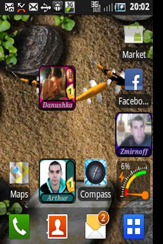 Speed Dial Widget Contact+ Screen 2