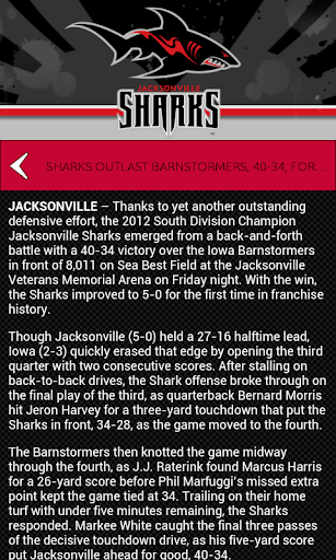 【免費運動App】Jax Sharks-APP點子