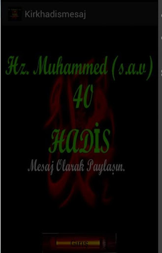 Hz.MUHAMMED 40 HADİS MESAJLARI