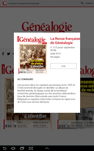 【免費新聞App】Revue Française de Généalogie-APP點子