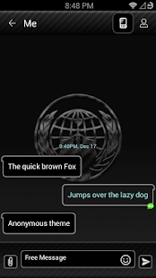 How to get ANONYMOUS THEME FOR GO SMS patch 1.0 apk for bluestacks