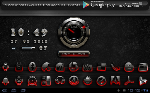 【免費個人化App】Next Launcher Theme Silver Dra-APP點子