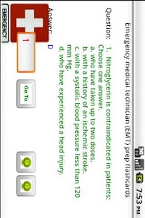 EMT prep quiz flashcards Screenshots 0