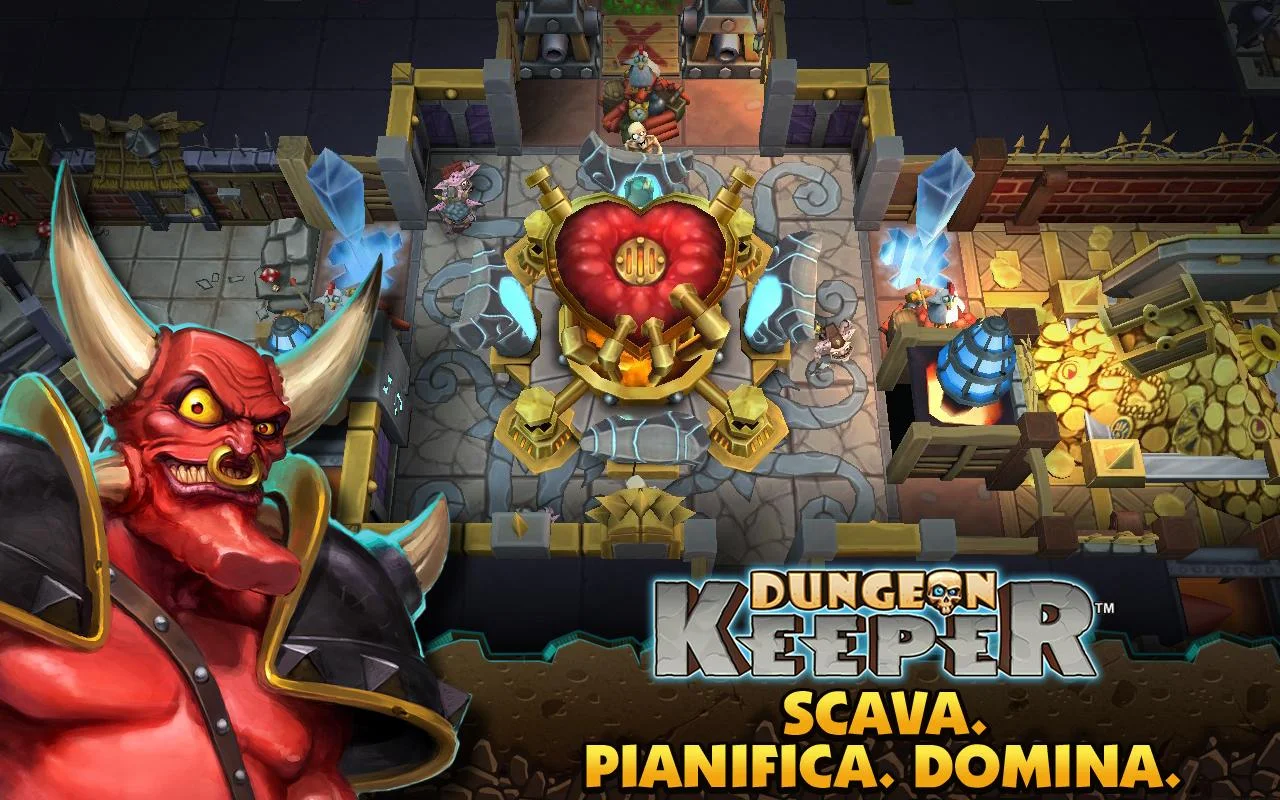  Dungeon Keeper disponibile per Android   ilarità e cattiveria ai massimi livelli!