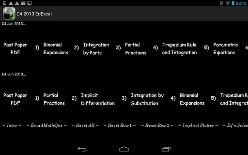 【免費教育App】C4 EdExcel 2013 Past Papers-APP點子