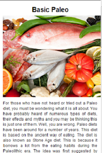Free Download Paleo Diet Food List APK
