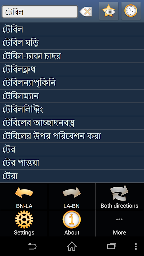 Bengali Latin dictionary