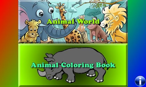 Android application The animal world for toddlers screenshort