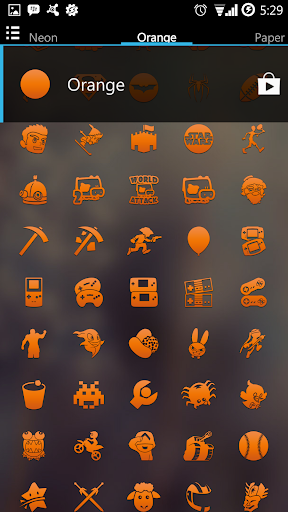 【免費個人化App】Orange Go Apex Nova Icon Theme-APP點子