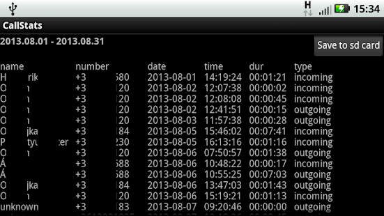 Download Call statistics APK