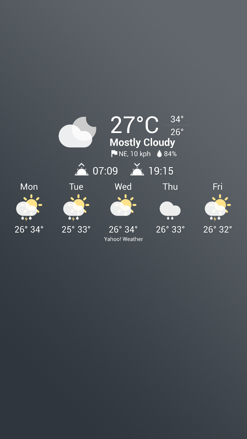 Delicate Theme for Chronus Screen 2