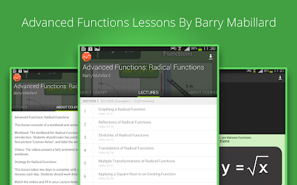 Radical Functions Course poster 7