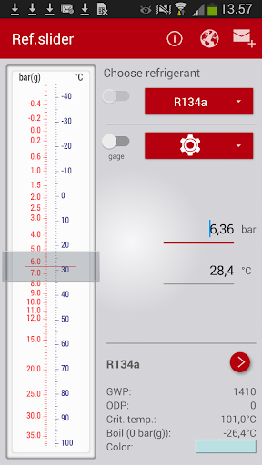 冷媒尺 Refrigerant Slider