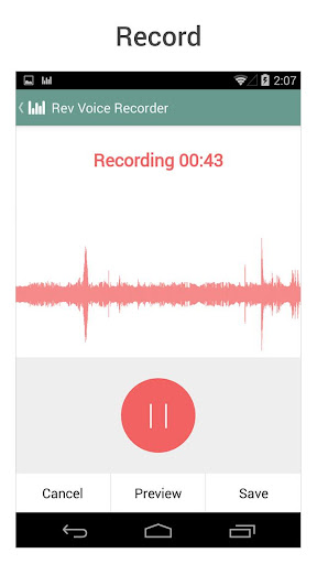 Rev Audio Voice Recorder