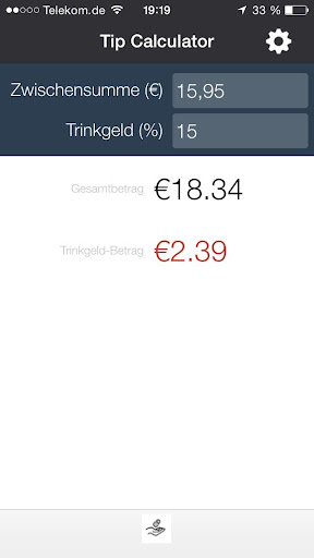 Trinkgeld Rechner