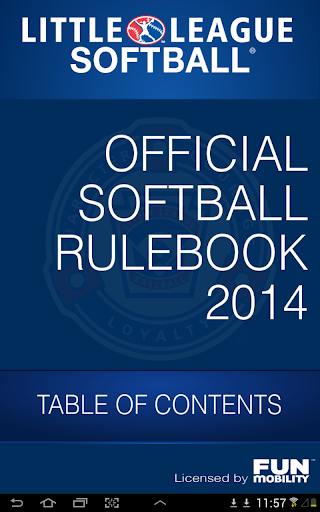 【免費運動App】LL 2014 Softball Rulebook-APP點子