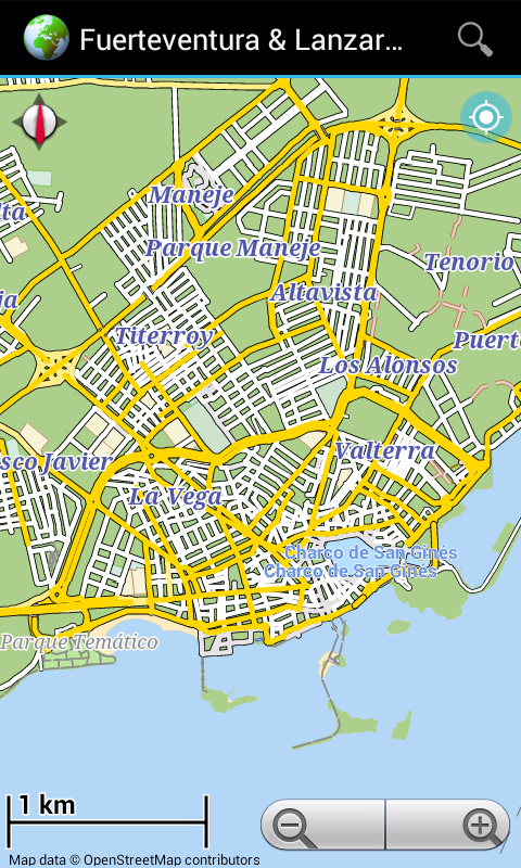 Map: Fuerteventura &amp; Lanzarote Screen 3
