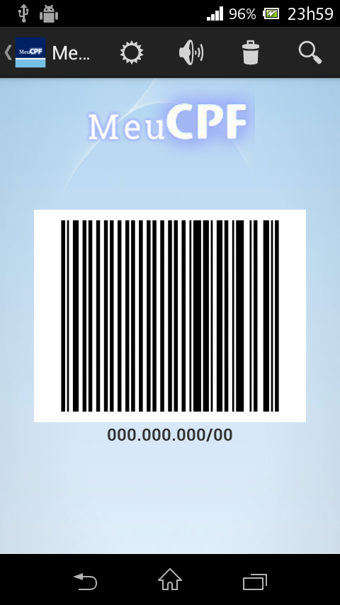 Meu CPF Screen 2