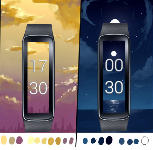 【免費生活App】Gear Fit Dynamic Clock-APP點子