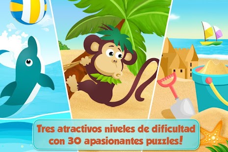 Puzzle de la playa de Lola Screen 2