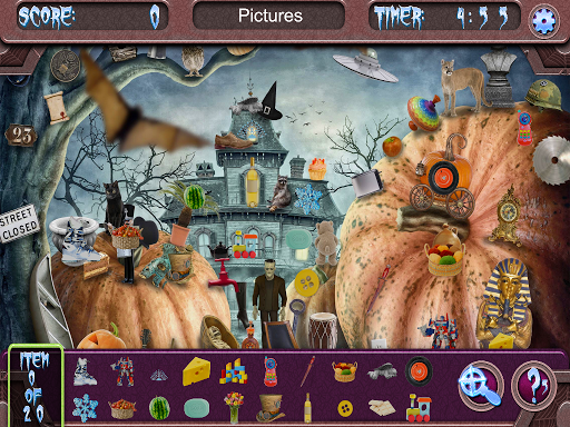 【免費冒險App】Hidden Object Halloween Haunts-APP點子