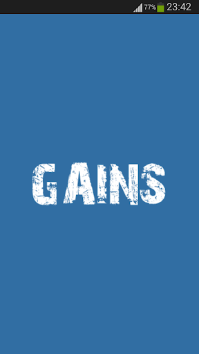 Gains - Workout Log