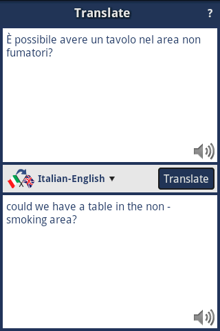 Italian-English Translator