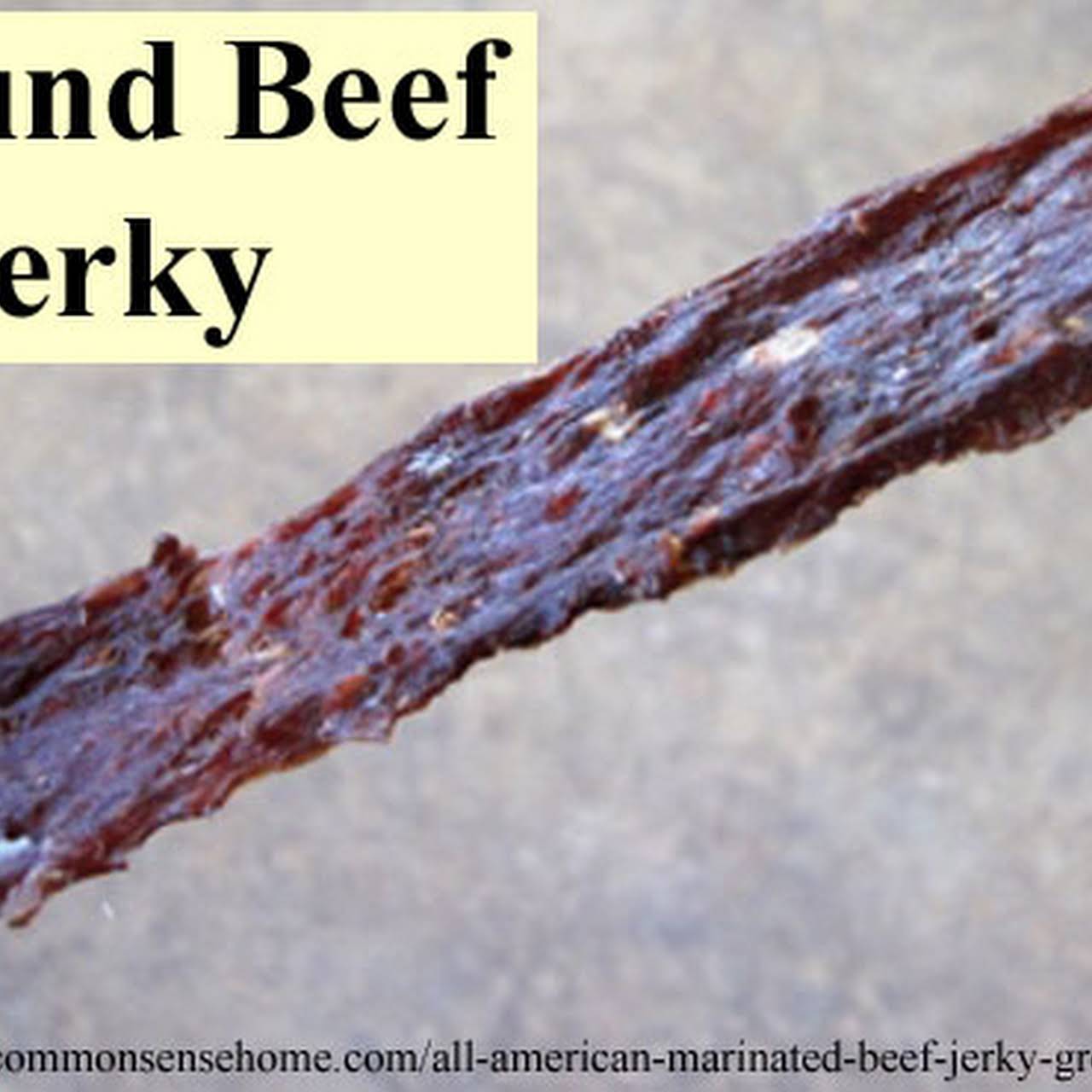 10 Best Ground Beef Jerky Recipes Yummly