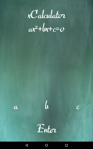 xCalc - Quadratic equation