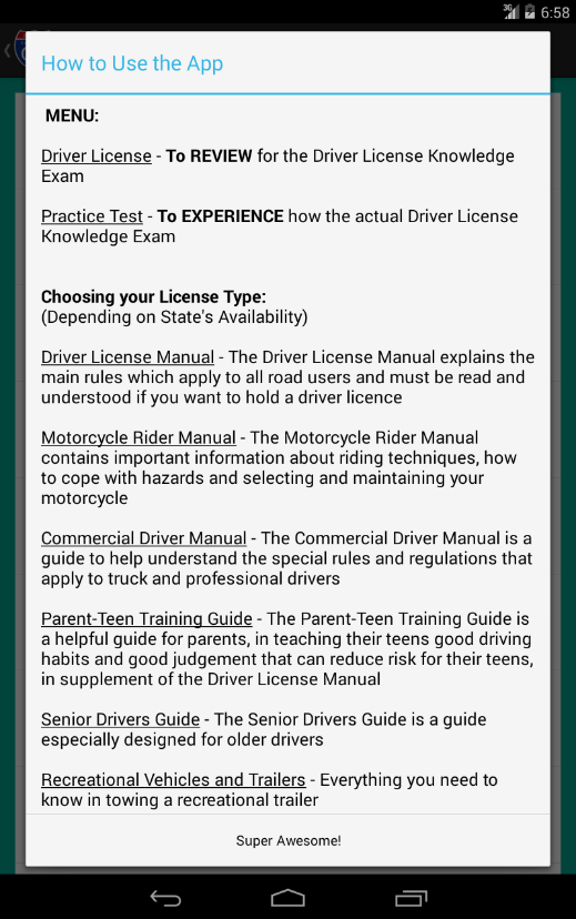 Florida Driver License Book In Creole