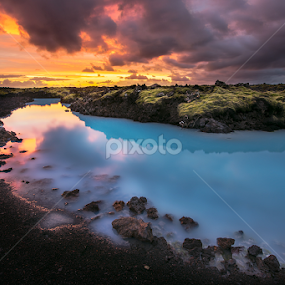 blue lagoon by Ennio Pozzetti - Landscapes Waterscapes