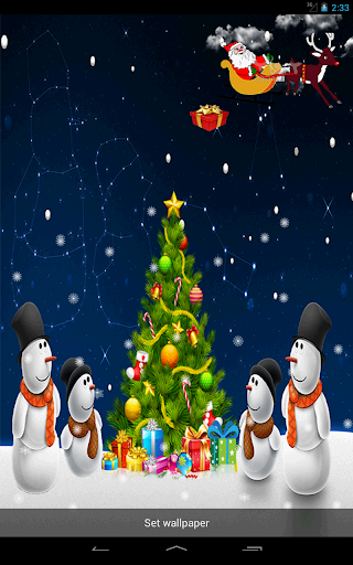 X MAS LIVE WALL PAPER