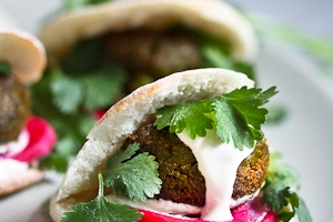 Authentic Falafel Recipe with Tahini Sauce and Homemade Pita Bread