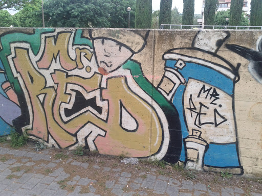 Mr.Red Mural