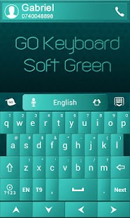 How to download GO Keyboard Soft Green Theme patch 3.87 apk for bluestacks