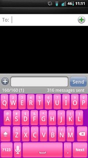 Download Pink & Purple Keyboard Skin APK for PC