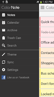 ColorNote Notepad Notes - screenshot thumbnail