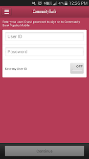 Community Bank Topeka Mobile Screenshots 0