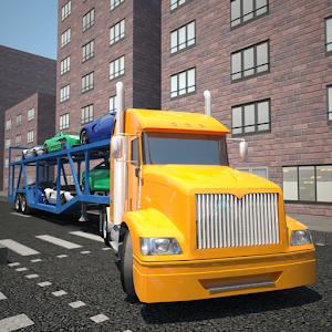 Car transport 3D trailer truck for PC and MAC