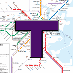 MBTA Boston T Map logo