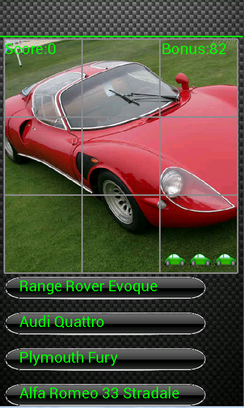 Name That Car Screen 3