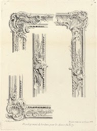 Drie hoeken en een fragment van de ornamentele lijst om een jachtstuk