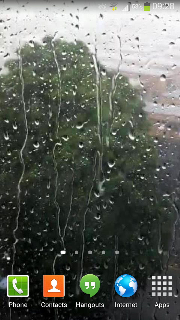 Raindrops Live Wallpaper HD 11 Screen 3