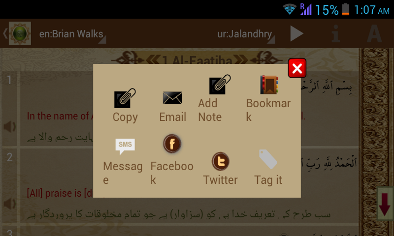 Al Quran PRO - القرآن (ISLAM) Screen 3