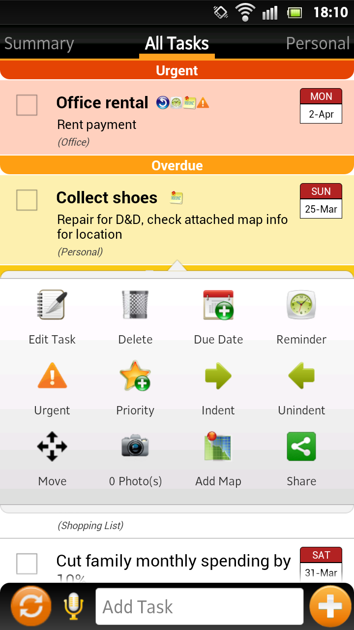 Tasks N ToDos Pro - To Do List Screen 3